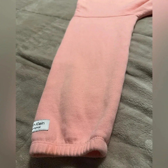 Calvin Klein Performance Sweatshirt Women’s Size 2X Adjustable Waist Pink - Picture 7 of 8